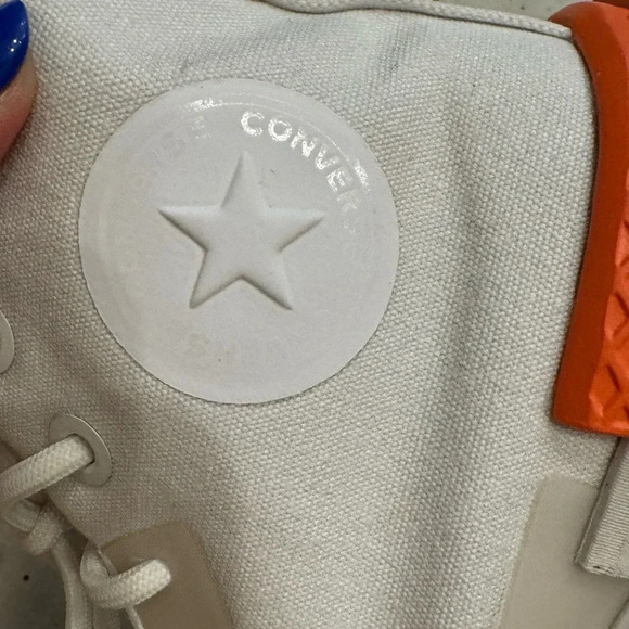 Converse All Star Disrupt CX High Top Sneaker White and Mango - Picture 4 of 10